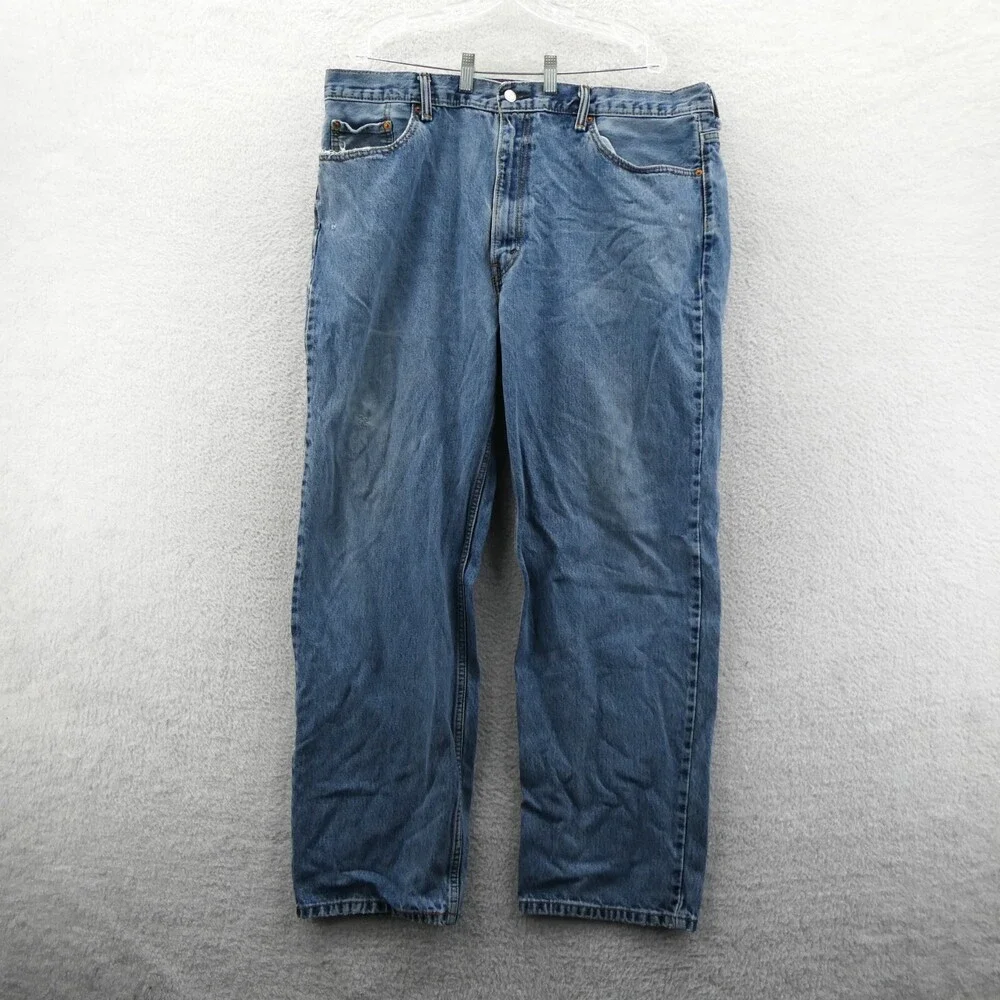 Levis 550 Jeans Mens Size 40x32 Blue Casual Relaxed Straight‎ Leg Denim Pants